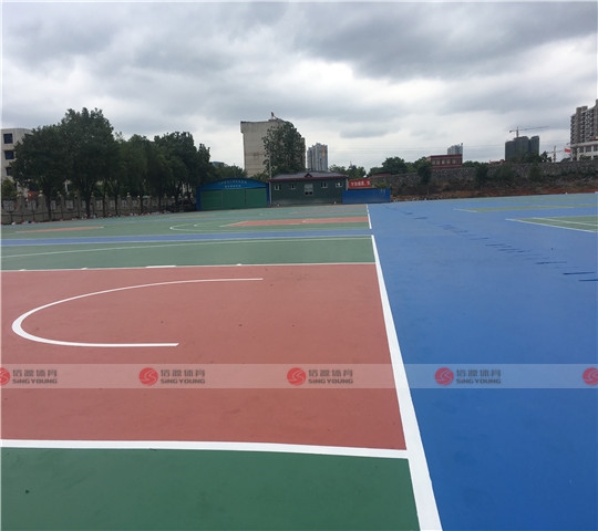硅pu篮球场材料生产厂 硅pu篮球场材料生产厂