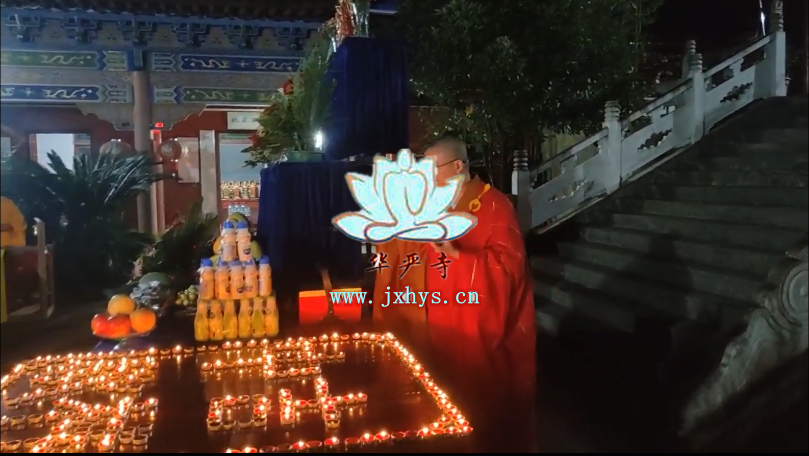 百瑞彩票第26期放生、拜月、供灯祈福法会圆满